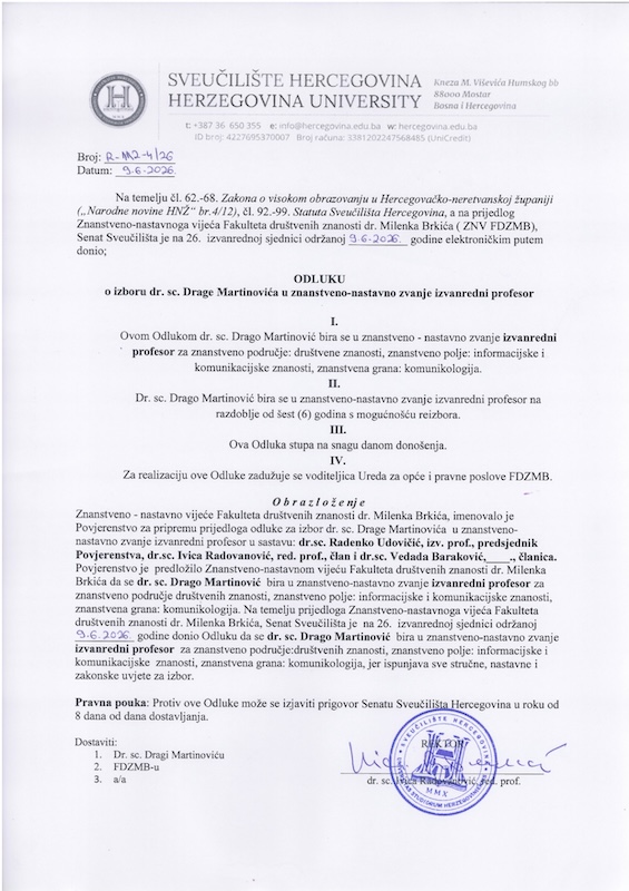 izbor zvanje drago